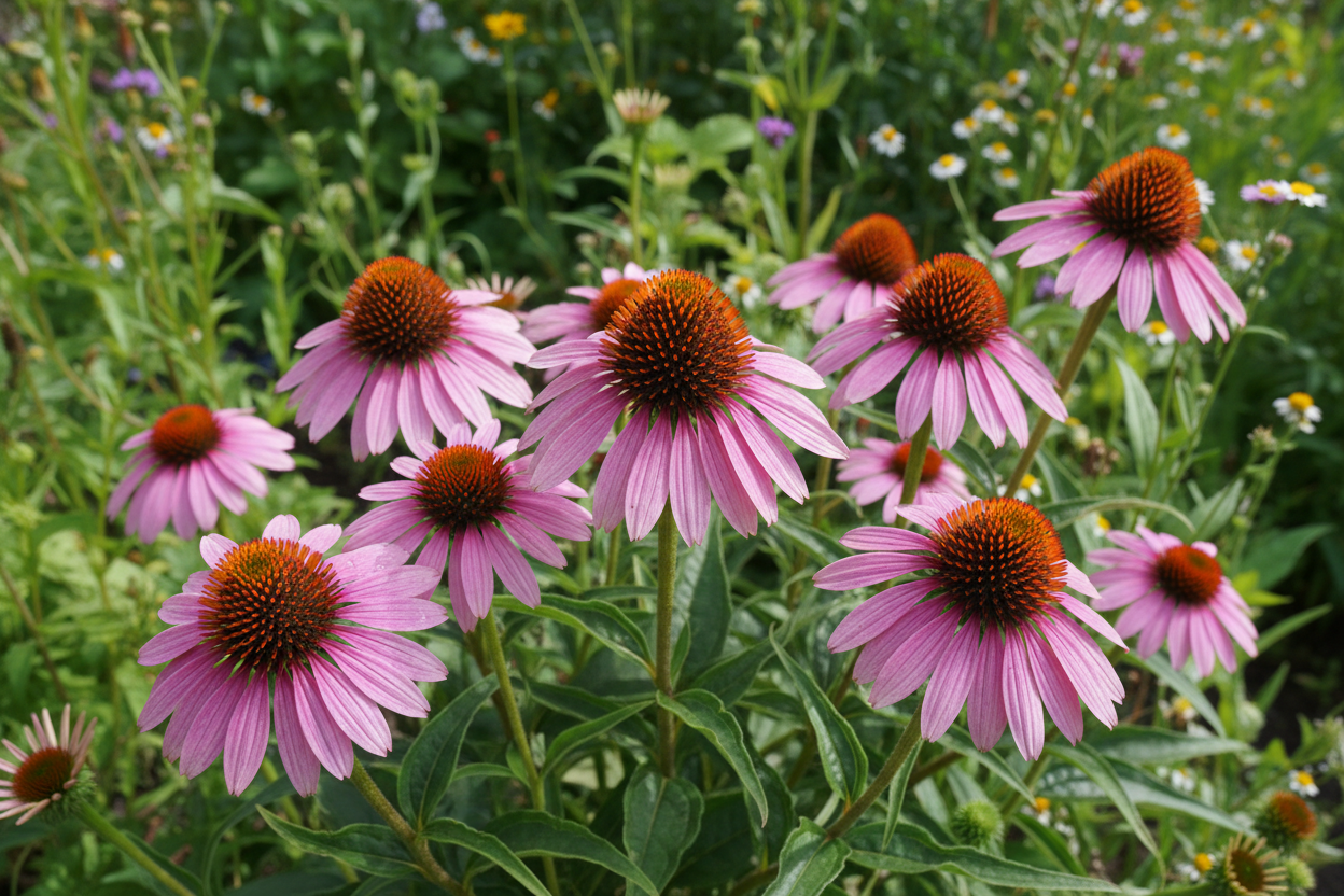 echinacea flowers