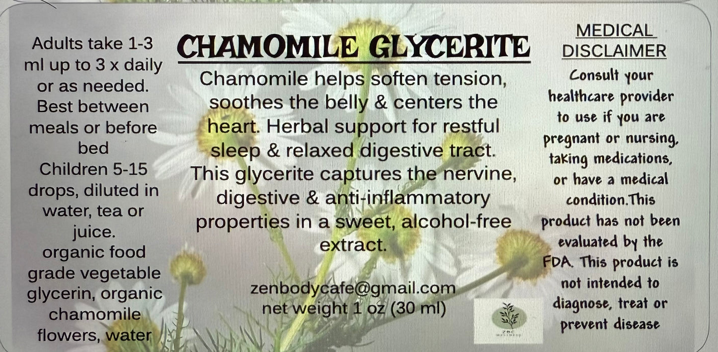Chamomile Glycerite