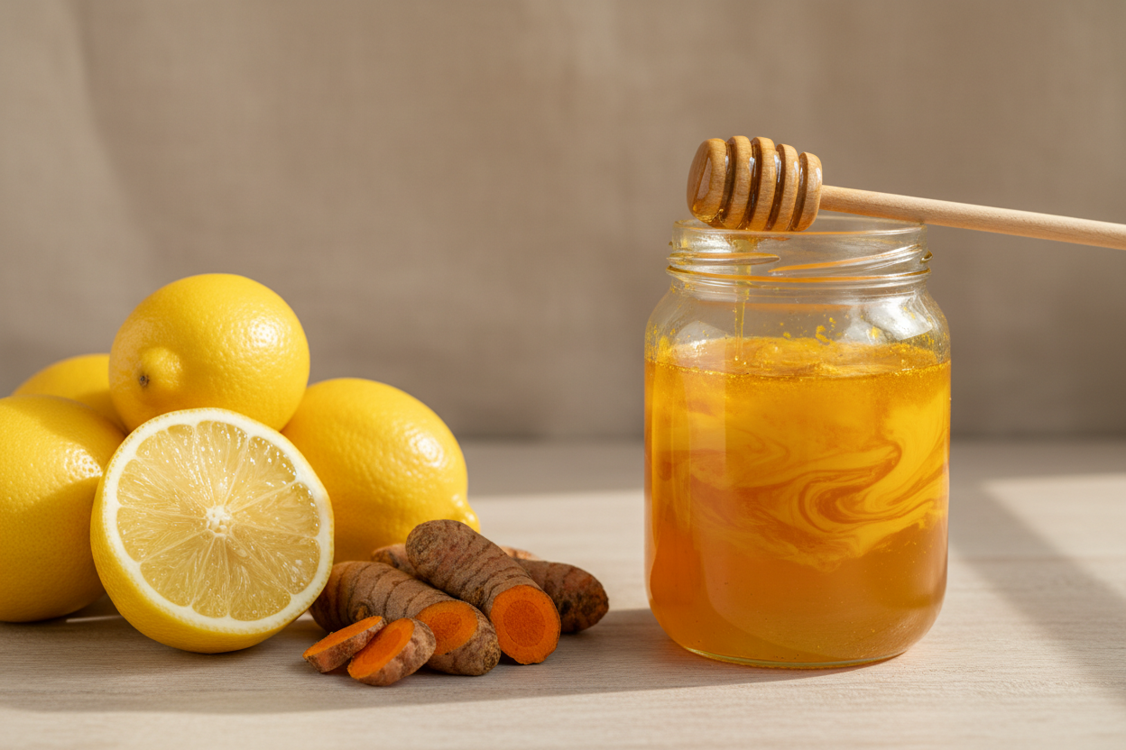 turmeric honey and lemon 